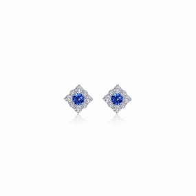 Lafonn Classic Sapphire Earring E0596CSP00