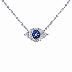 Lafonn Classic Sapphire Necklace N0025CSP18