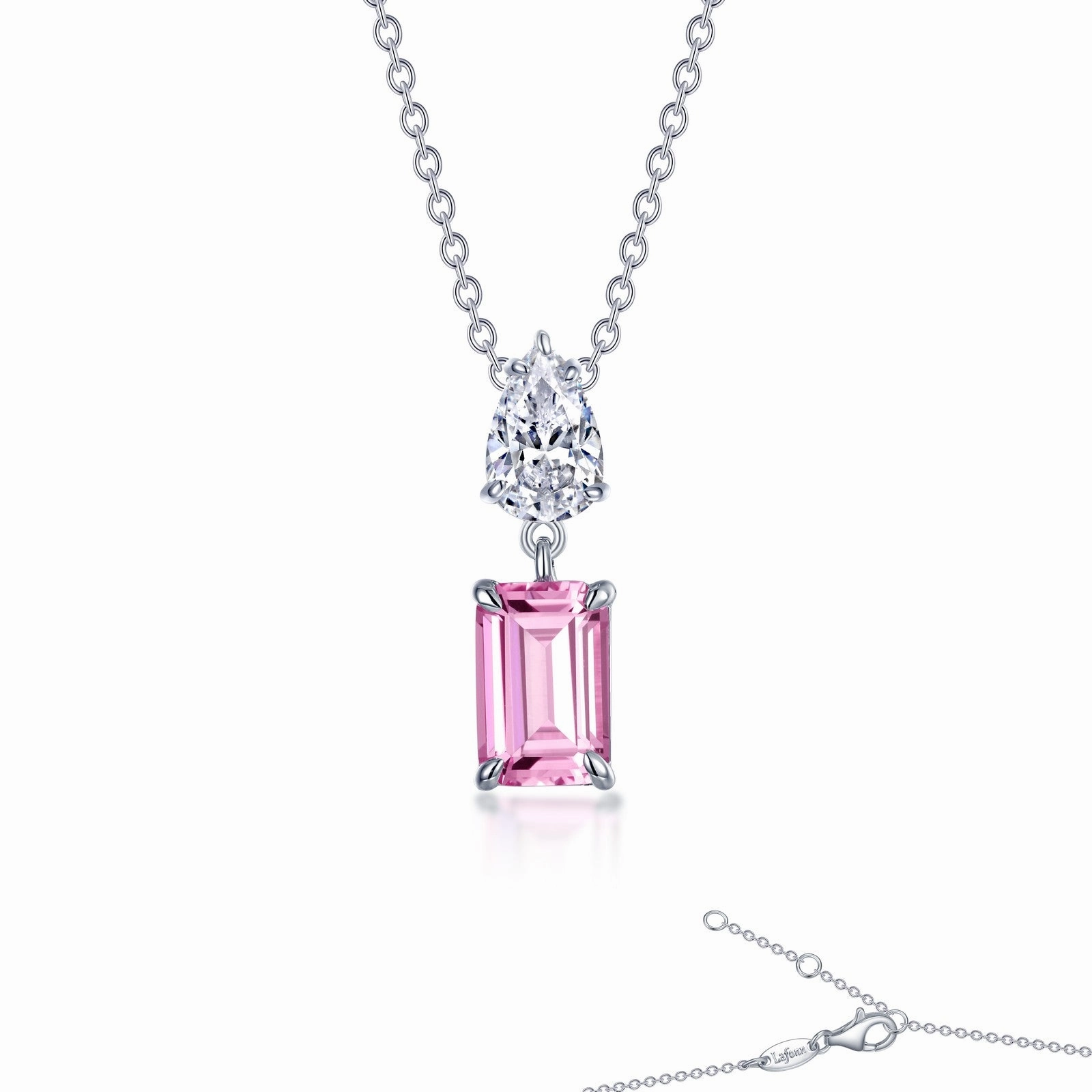 Lafonn Kaleidoscope Emerald Ruby #1.5 Ruby Corundum Necklace SYP005PP20