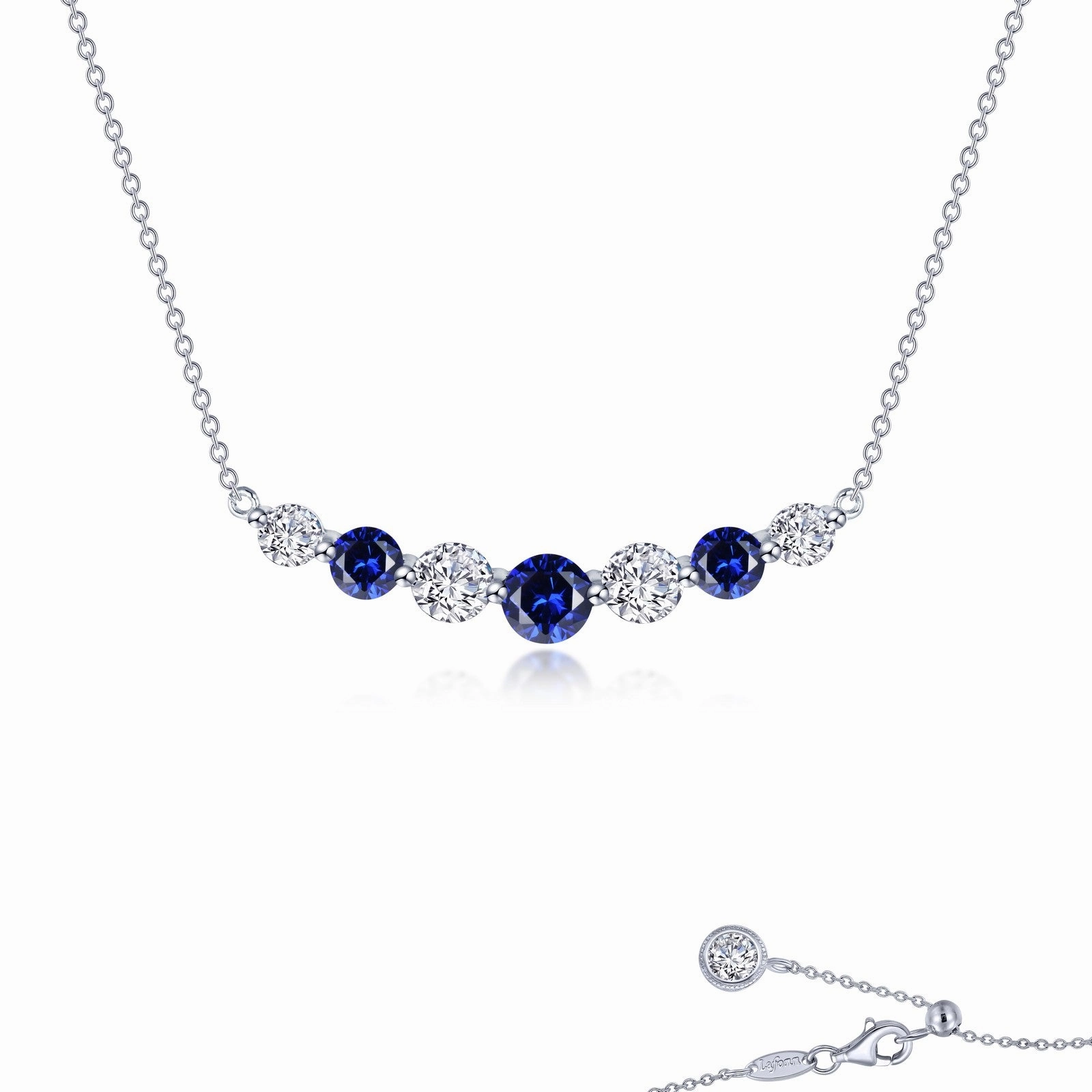 Lafonn Kaleidoscope Sapphire Necklace SYN023SP18