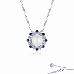 Lafonn Kaleidoscope Sapphire Necklace SYN026SP20