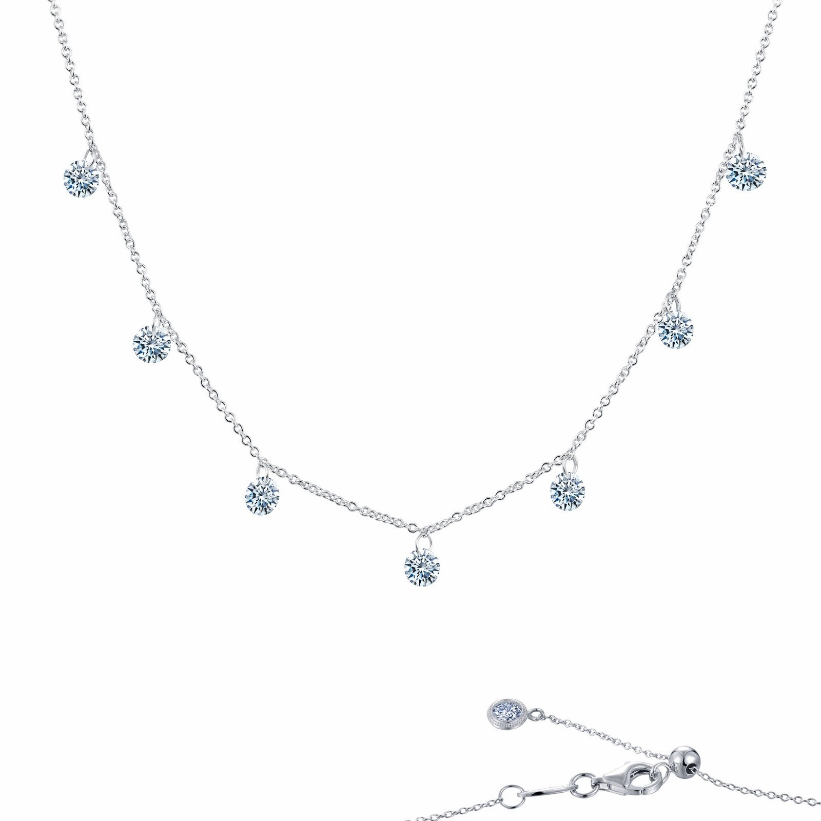 Lafonn Lassaire In Motion Diamond Necklace N0074CLP17
