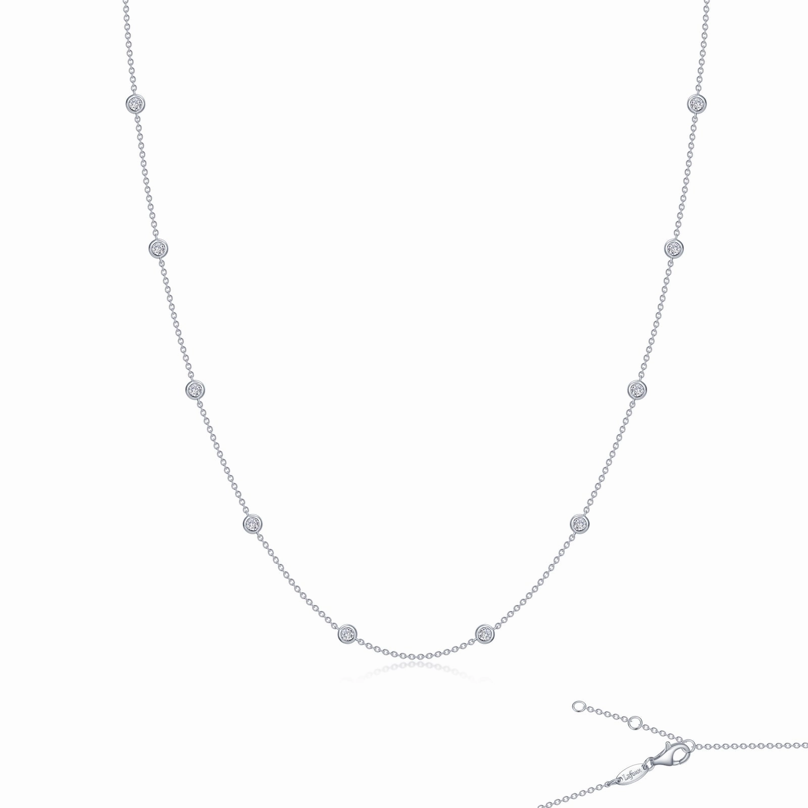 Lafonn Stackables Diamond Necklace N0008CLP18