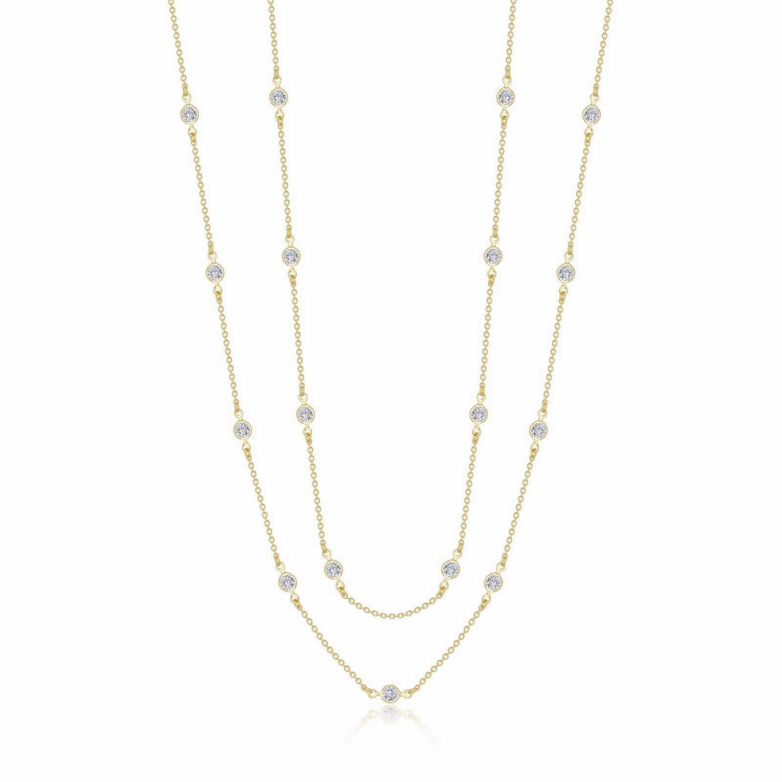 Lafonn Stackables Diamond Necklace N0016CLG36