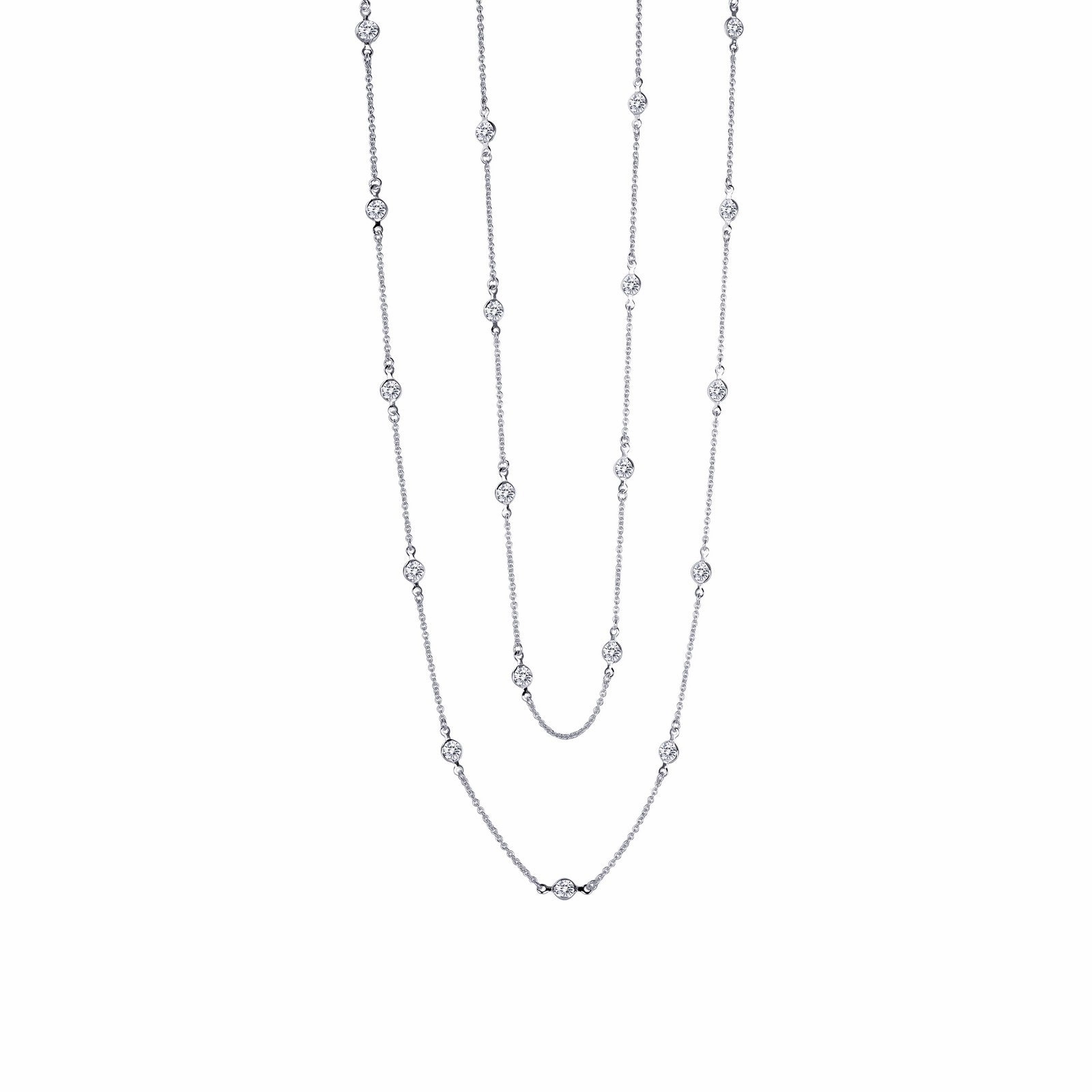 Lafonn Stackables Diamond Necklace N0016CLP36