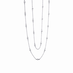 Lafonn Stackables Diamond Necklace N0016CLP48
