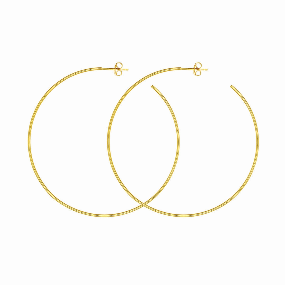 Large Gold Hoop Earrings 4690140
