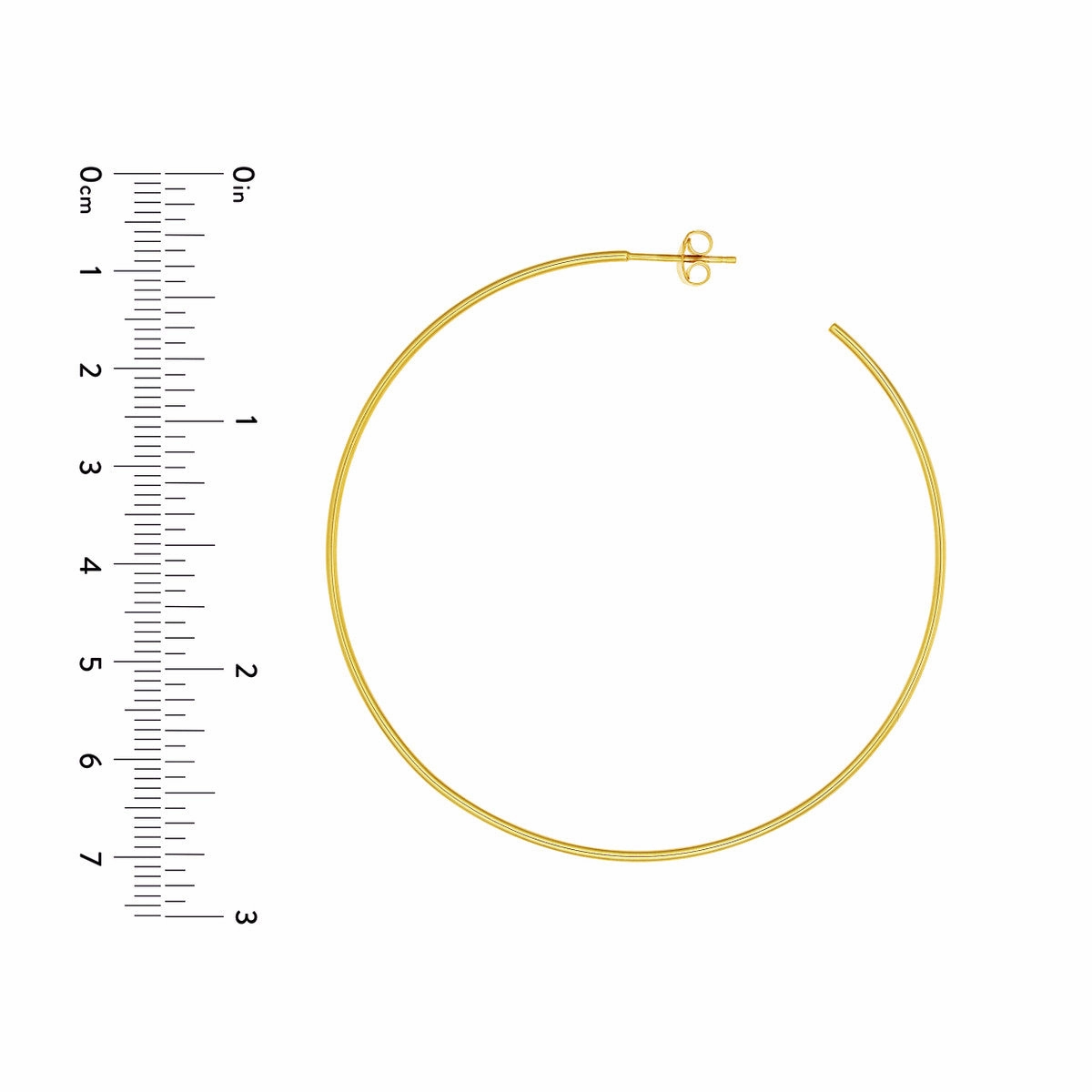 Large Gold Hoop Earrings 4690140