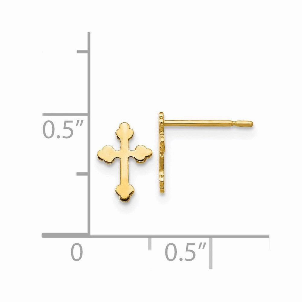 Madi K Kid's 14k   Cross Post Earrings