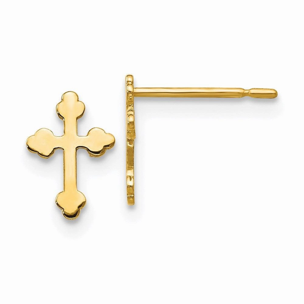 Madi K Kid's 14k   Cross Post Earrings