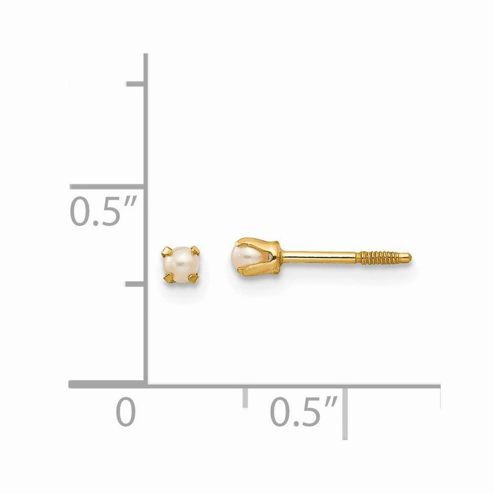 Madi K Kid's 14k  Baby FW Cultured Pearl Earrings