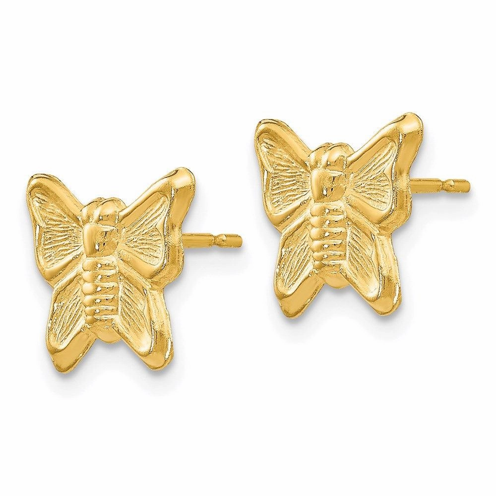 Madi K Kid's 14k  Butterfly Post Earrings