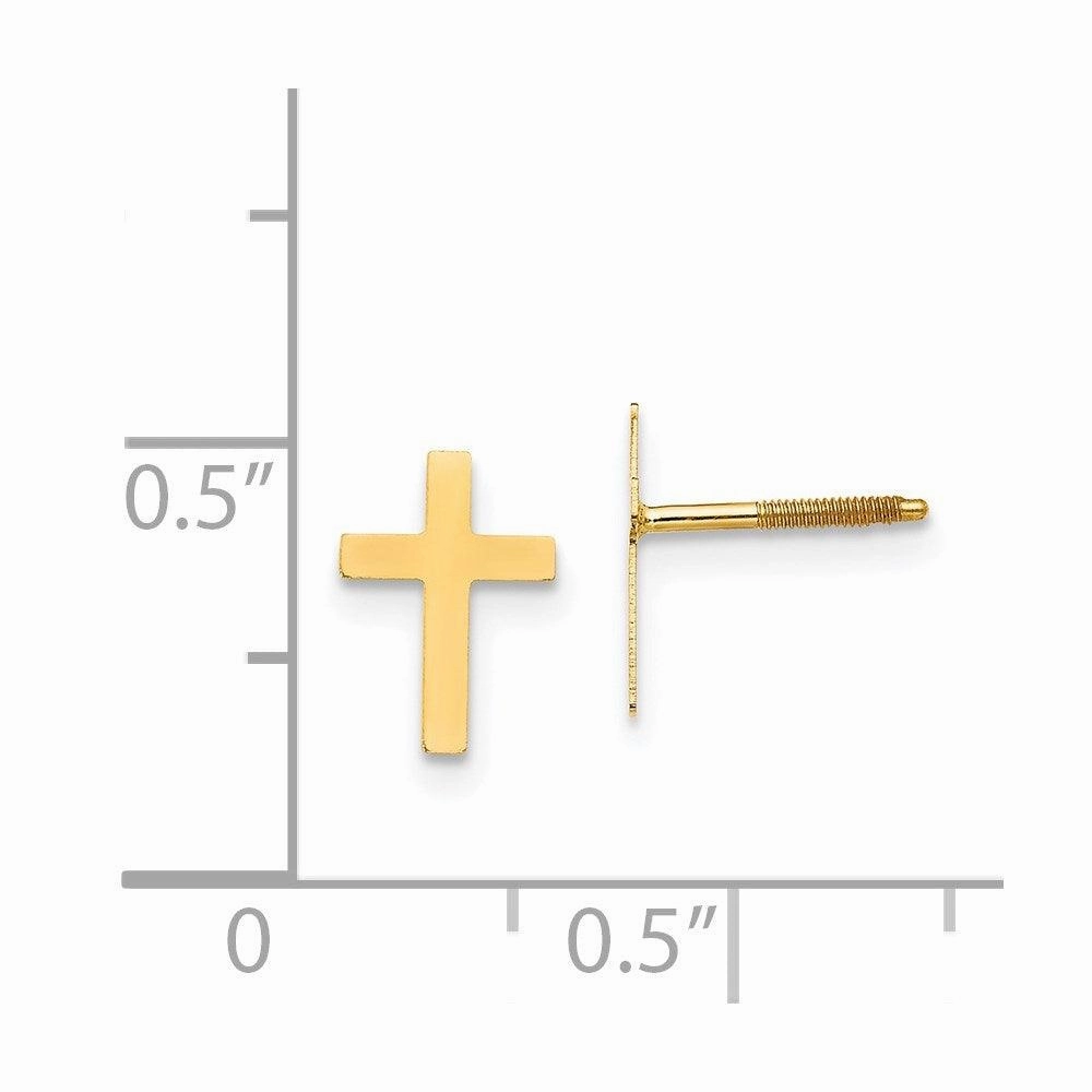 Madi K Kid's 14k  Cross Post Earrings