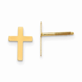 Madi K Kid's 14k  Cross Post Earrings