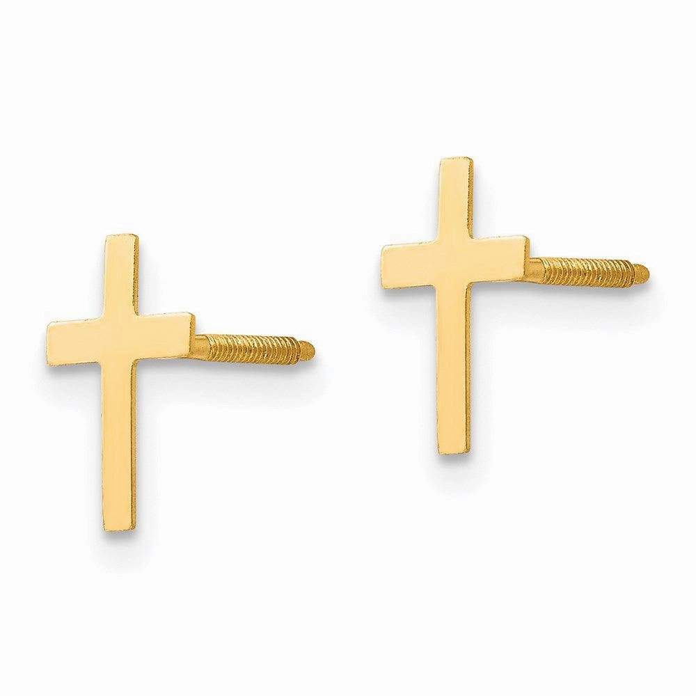 Madi K Kid's 14k  Cross Post Earrings