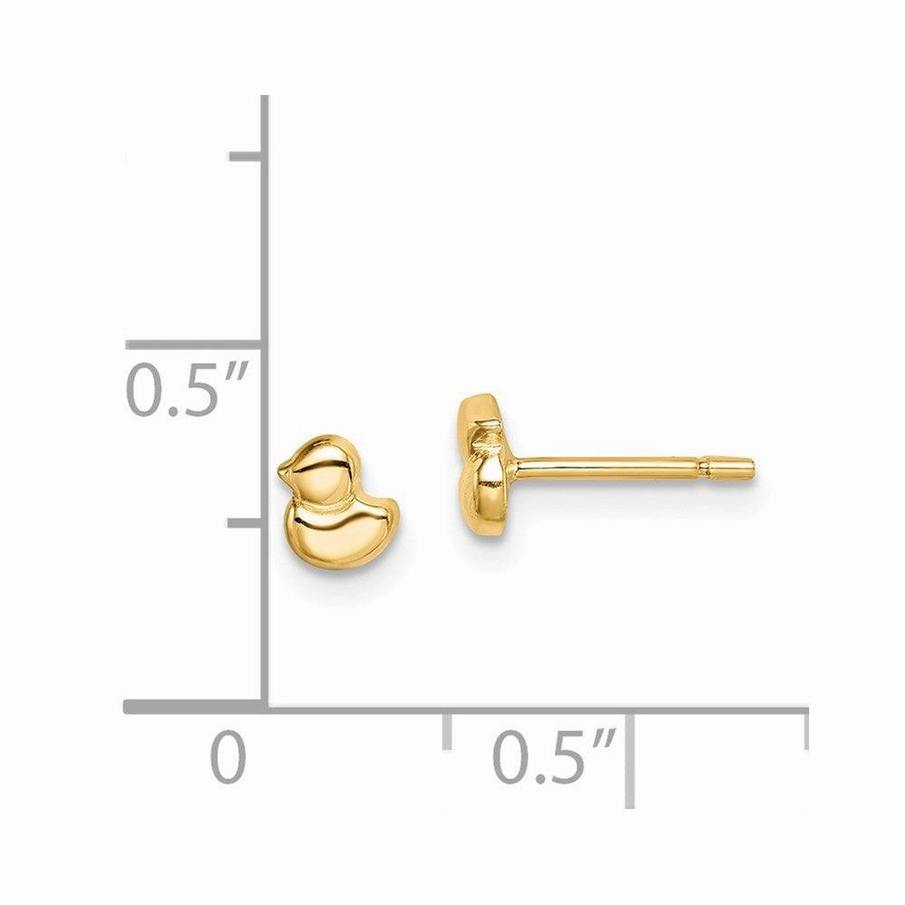 Madi K Kid's 14k  Duck Post Earrings