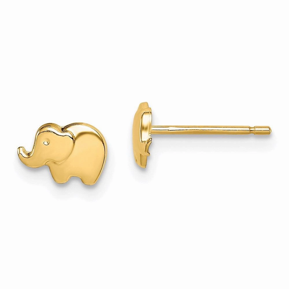 Madi K Kid's 14k  Elephant Post Earrings