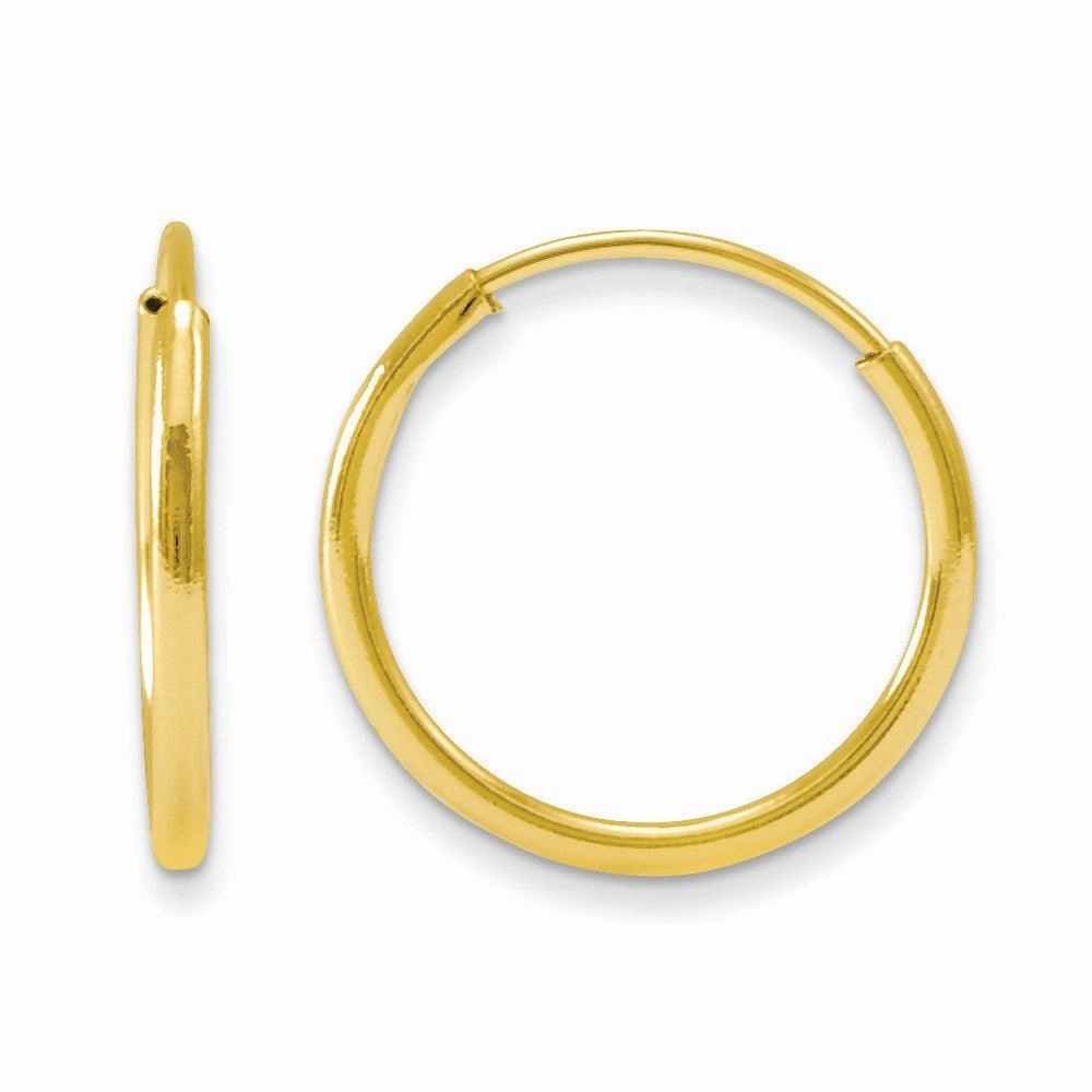 Madi K Kid's 14k  Endless Hoop Earrings