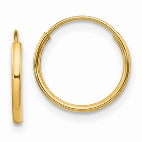 Madi K Kid's 14k  Endless Hoop Earrings
