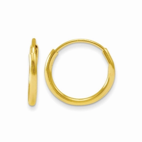 Madi K Kid's 14k  Endless Hoop Earrings