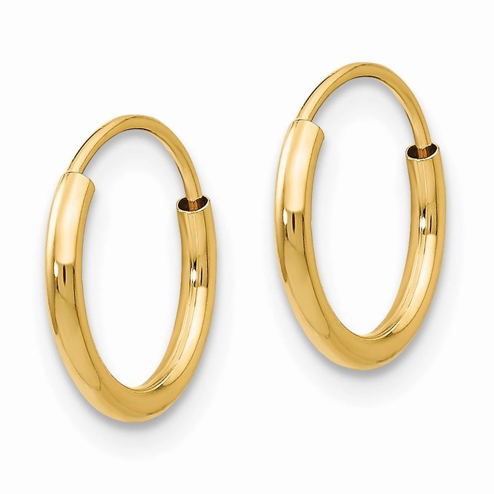 Madi K Kid's 14k  Endless Hoop Earrings