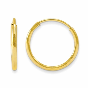 Madi K Kid's 14k  Endless Hoop Earrings