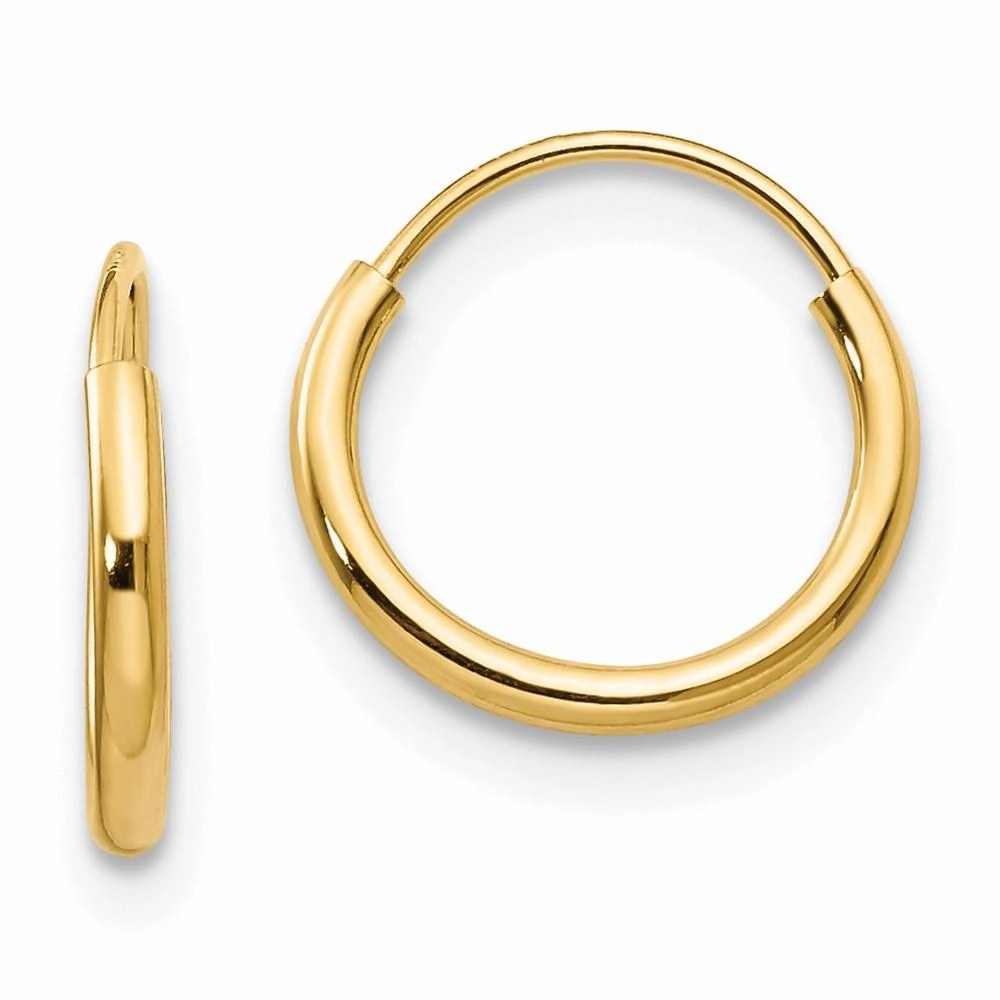 Madi K Kid's 14k  Endless Hoop Earrings