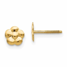 Madi K Kid's 14k  Flower Post Earrings