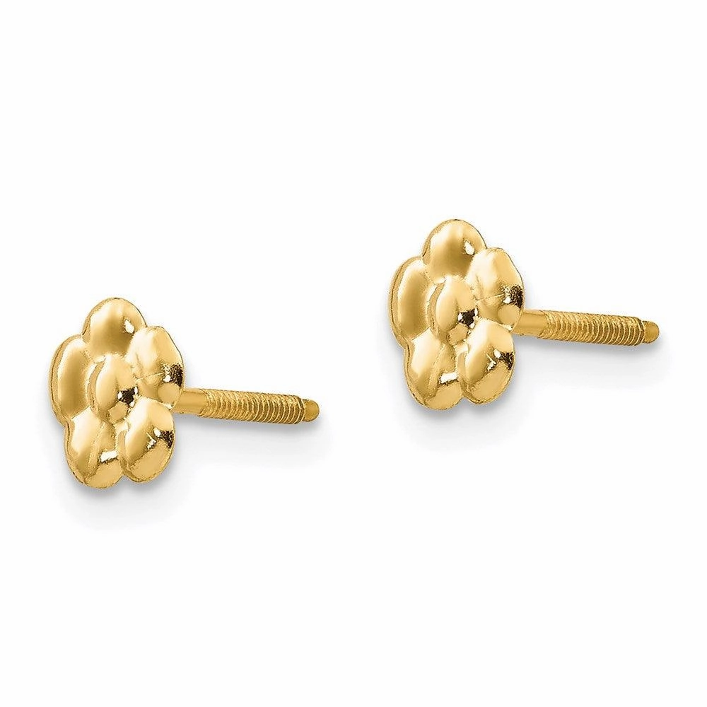 Madi K Kid's 14k  Flower Post Earrings