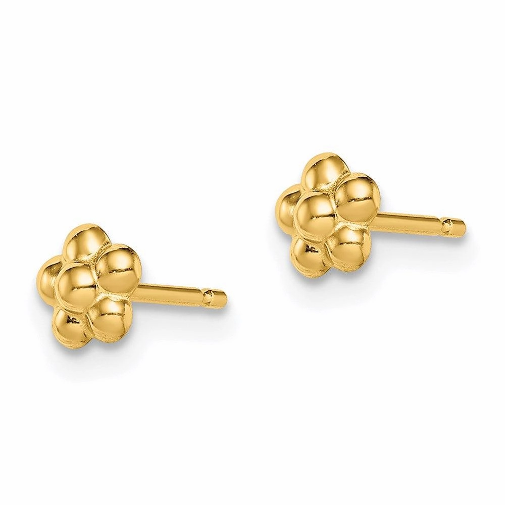 Madi K Kid's 14k  Flower Post Earrings