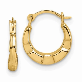 Madi K Kid's 14k  Hoop Earrings
