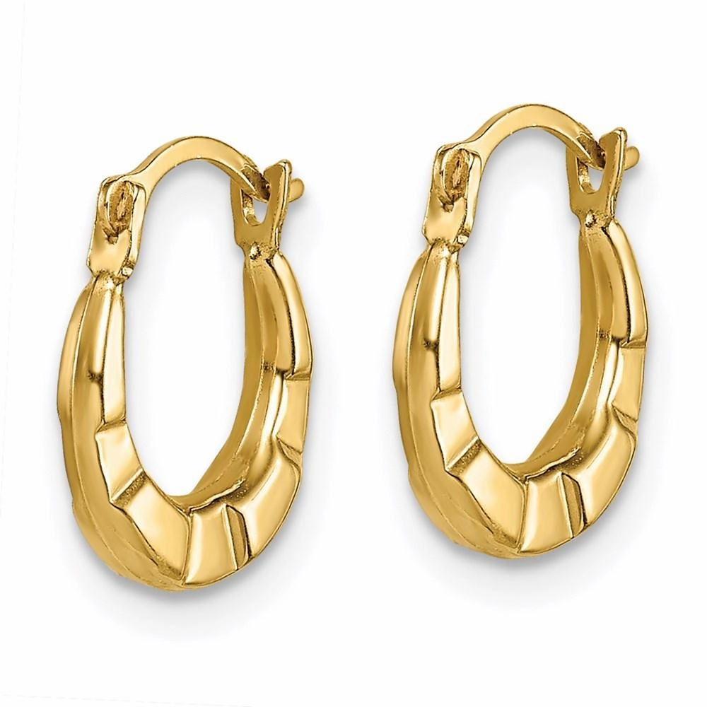 Madi K Kid's 14k  Hoop Earrings