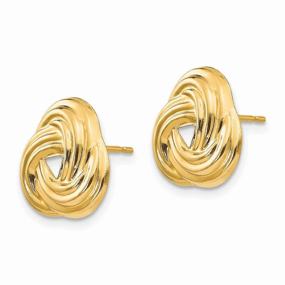 Madi K Kid's 14k  Love Knot Post Earrings