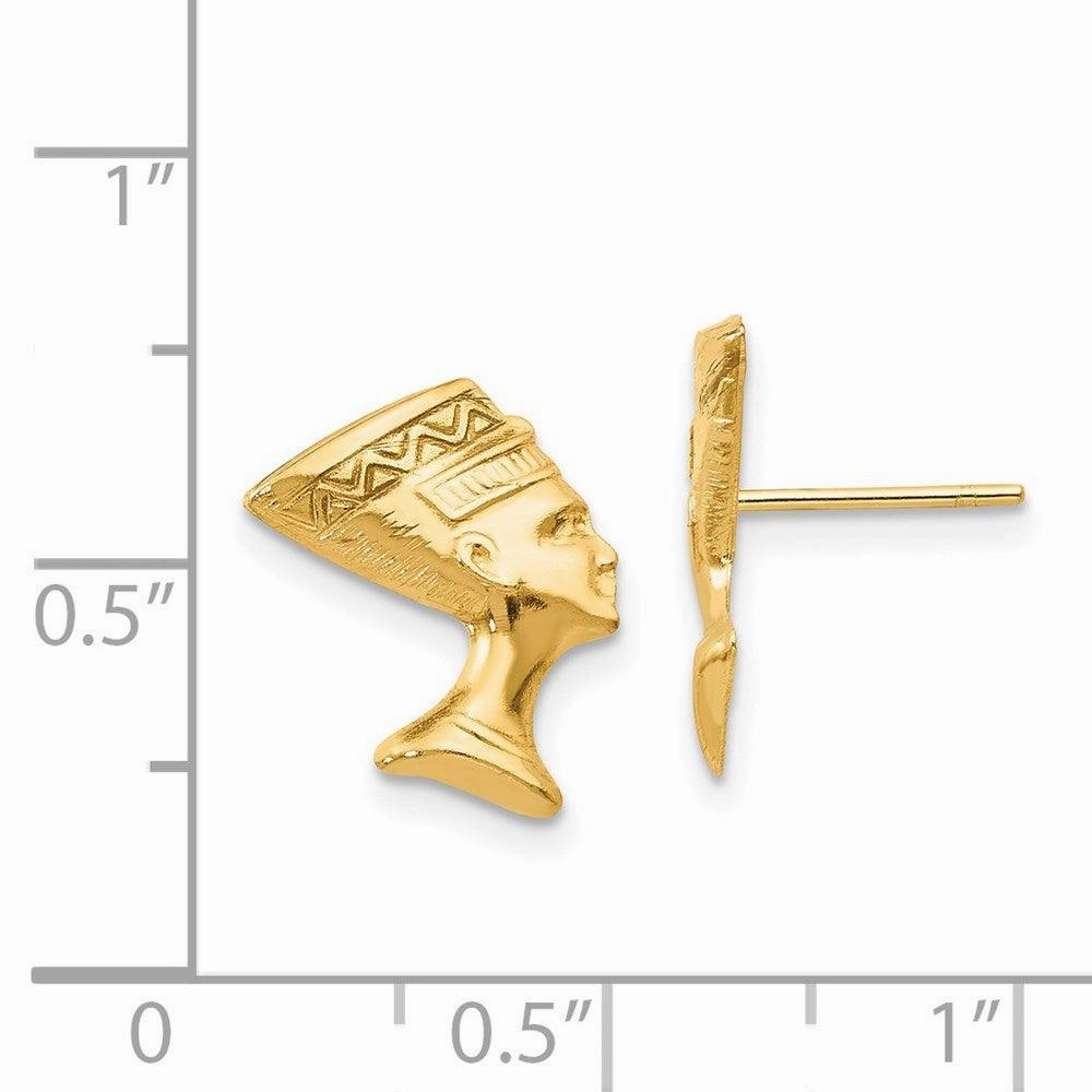 Madi K Kid's 14k  Nefertiti Post Earrings