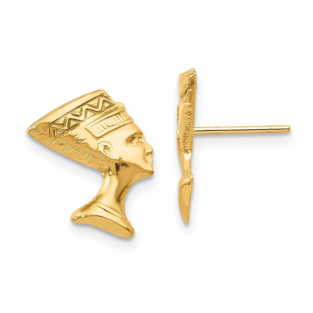 Madi K Kid's 14k  Nefertiti Post Earrings