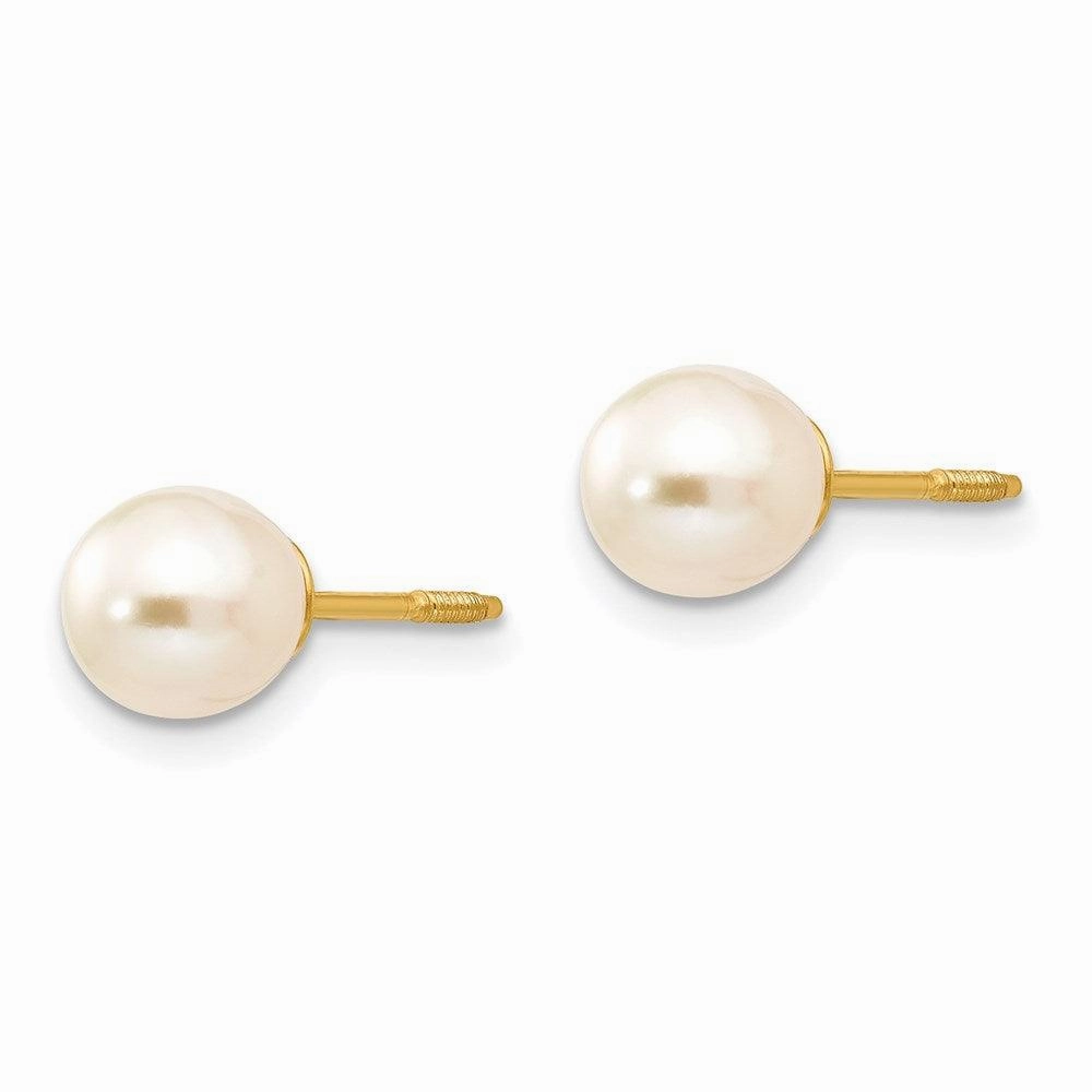 Madi K Kid's 14k  Reversible FW Cultured Pearl & Bead Earrings