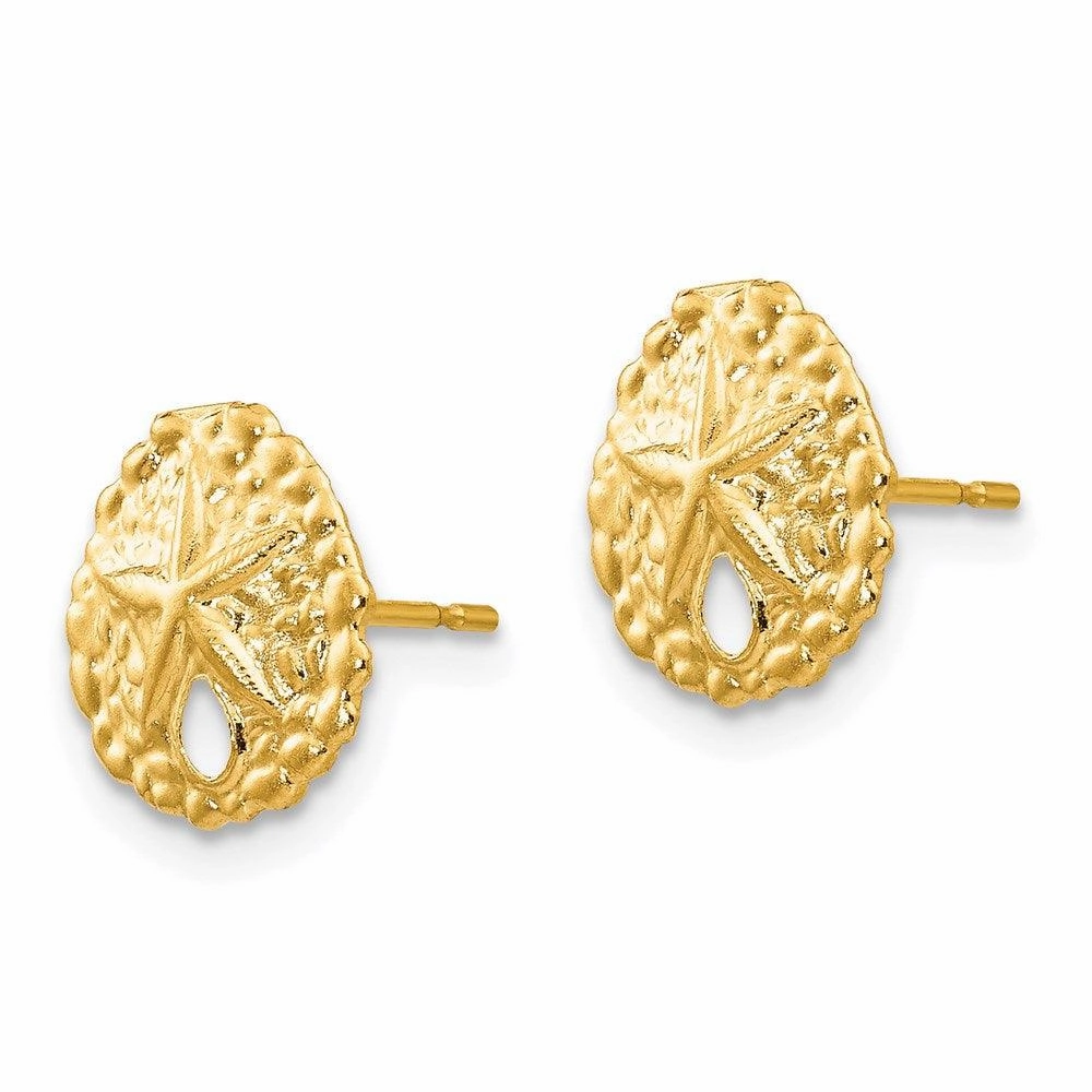 Madi K Kid's 14k  Sand Dollar Post Earrings
