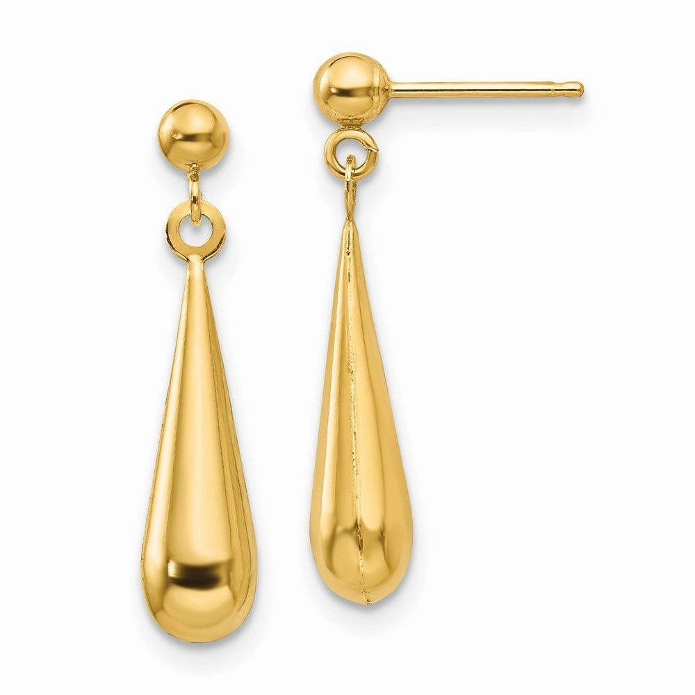 Madi K Kid's 14k  Teardrop Dangle Post Earrings