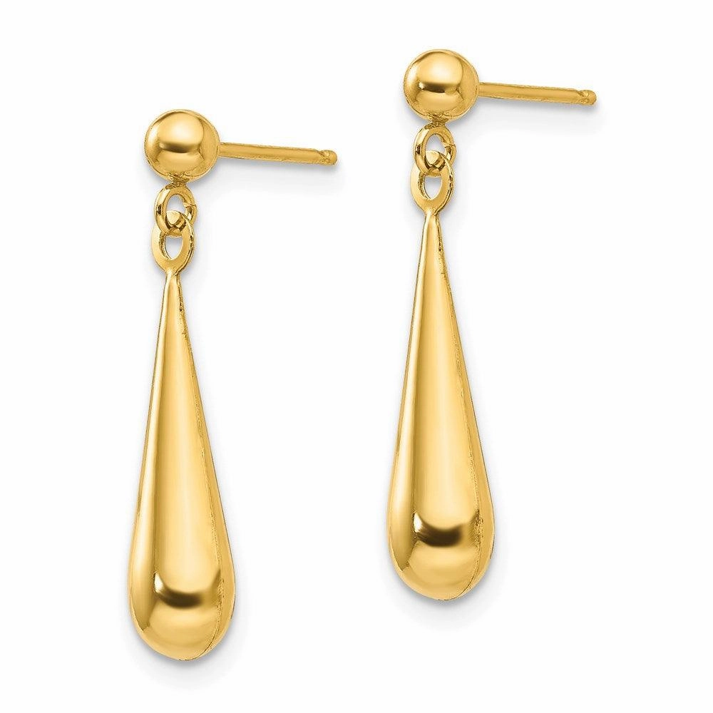 Madi K Kid's 14k  Teardrop Dangle Post Earrings