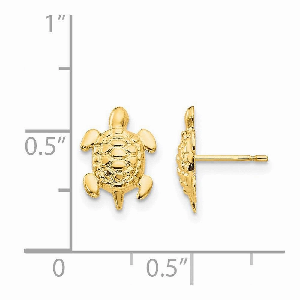 Madi K Kid's 14k  Turtle Post Earrings