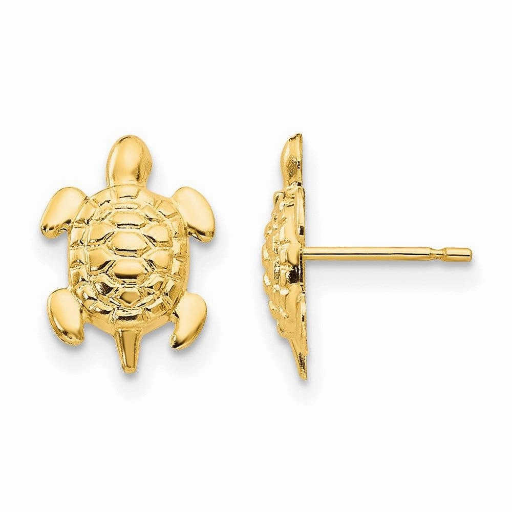 Madi K Kid's 14k  Turtle Post Earrings