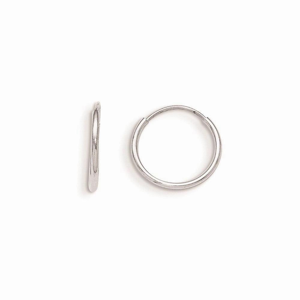 Madi K Kid's 14k White Gold  Endless Hoop Earrings
