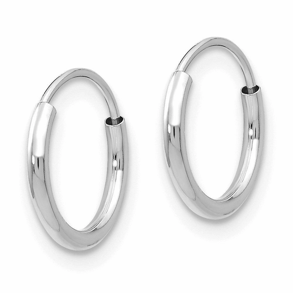 Madi K Kid's 14k White Gold  Endless Hoop Earrings