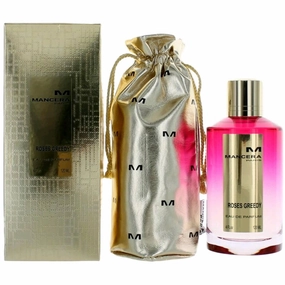 Mancera Women's Eau De Parfum Spray - Roses Greedy Rose and Jasmine Heart Notes, 4 oz