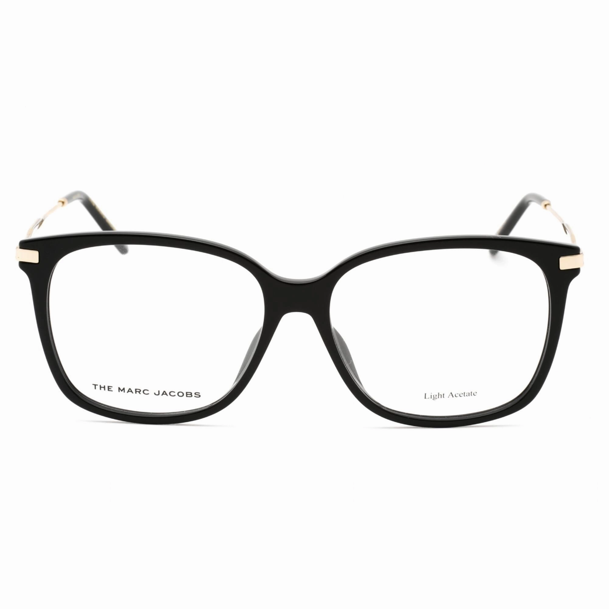 Marc Jacobs Women's Eyeglasses - Black Plastic Rectangular Frame | MARC 562 0807 00