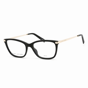 Marc Jacobs Women's Eyeglasses - Clear Lens Black/Gold Cat Eye | MARC 400 0807 00