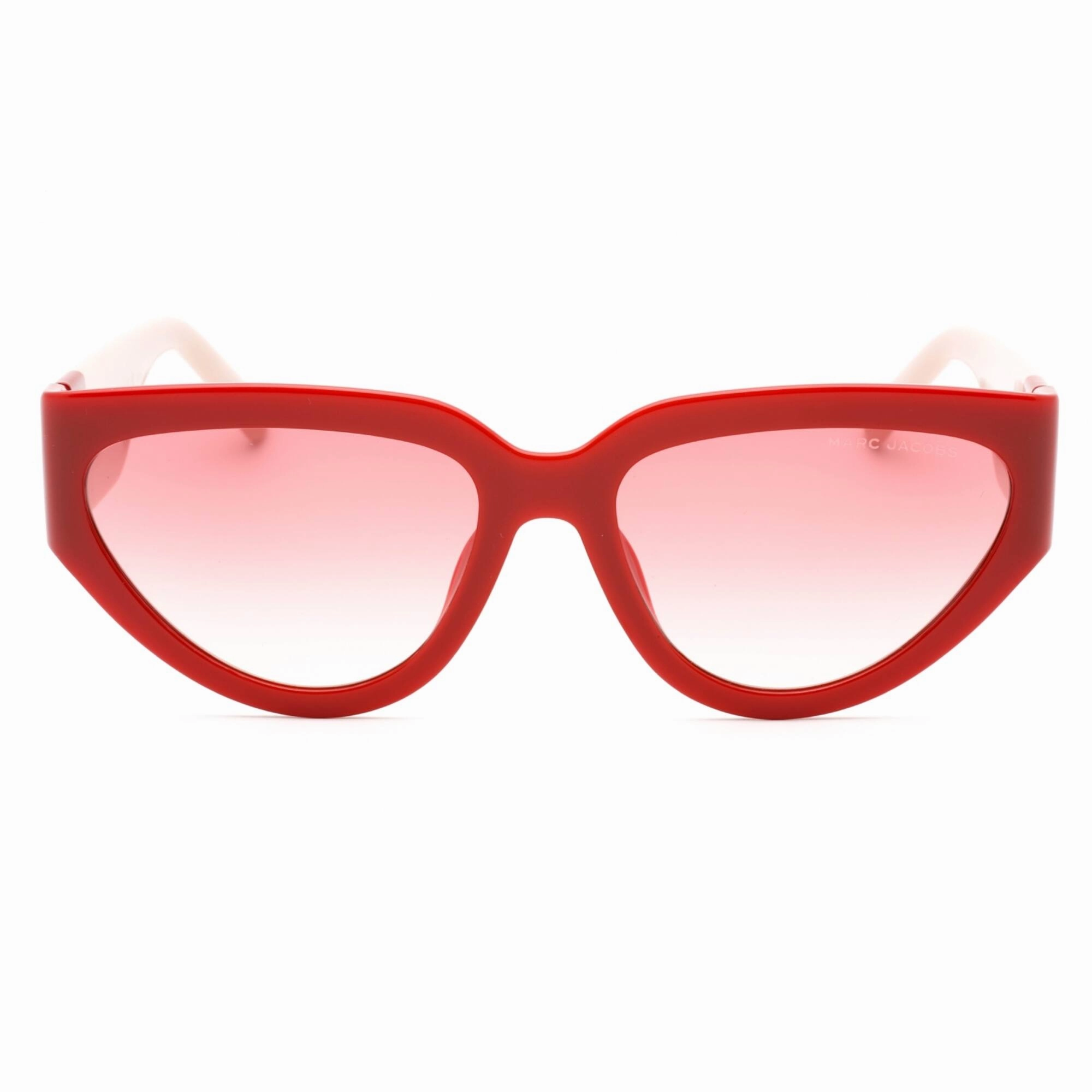 Marc Jacobs Women's Sunglasses - Red Pink Plastic Cat Eye Frame | MARC 645/S 092Y TX