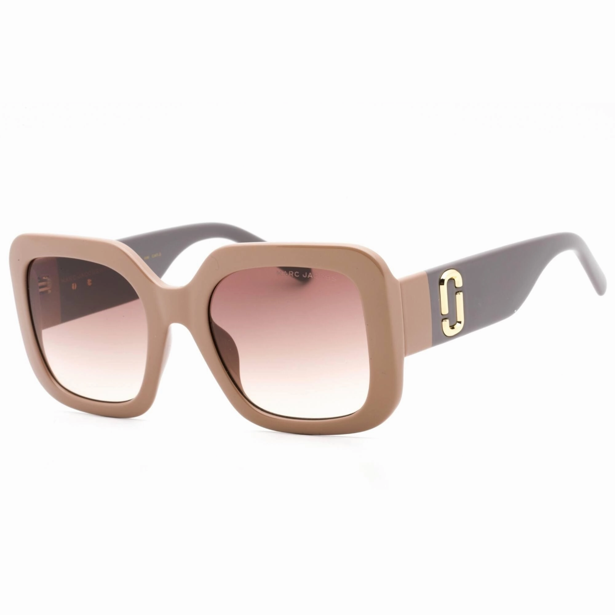 Marc Jacobs Women's Sunglasses Beige Grey Plastic Full Rim Frame | MARC 647/S 0690 JA