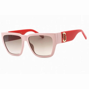 Marc Jacobs Women's Sunglasses Pink Red Plastic Full Rim Frame | MARC 646/S 0C48 HA