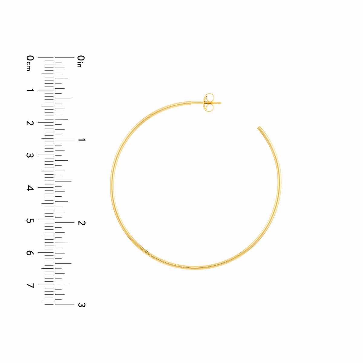 Medium Gold Hoop Earrings 4690139